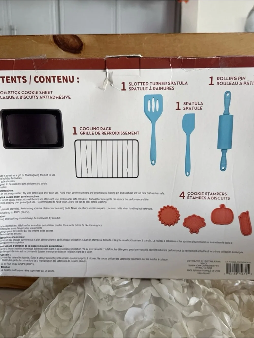 Celebrate It 9 pc Thanksgiving Fall Cookie Baking Kit